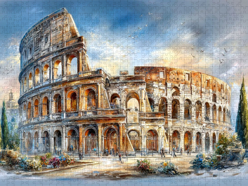 Rom - Kolosseum - CALVENDO Foto-Puzzle'