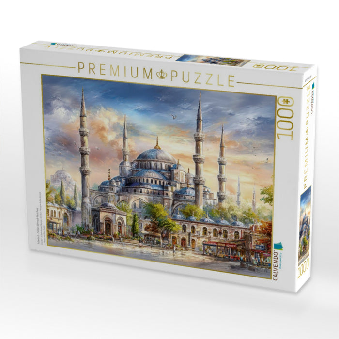 Istanbul - Sultan Ahmed-Moschee - CALVENDO Foto-Puzzle'