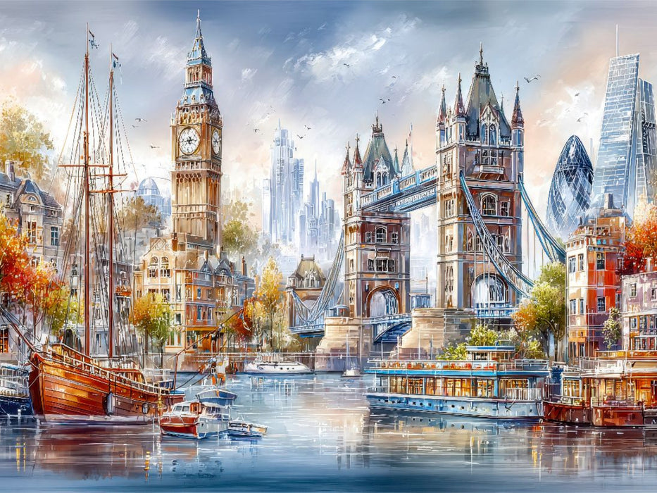 London - Tower Bridge - CALVENDO Foto-Puzzle'