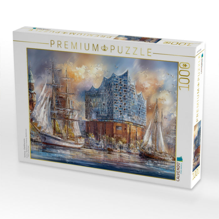 Hamburg - Elbphilharmonie - CALVENDO Foto-Puzzle'