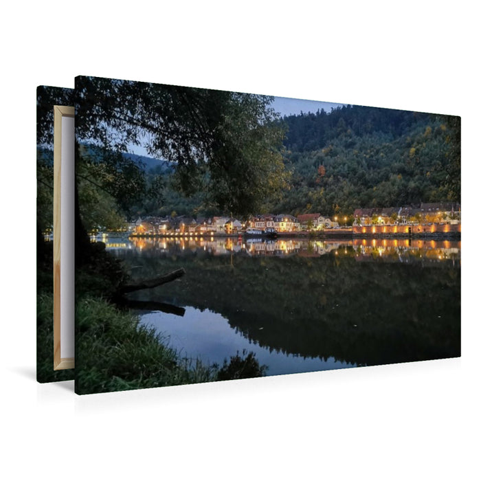 Premium Textil-Leinwand Romantisches Miltenberg am Main