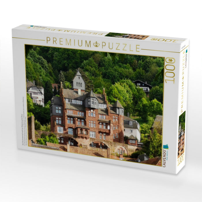 Die Villa Winterhelt stielt der Mildenburg die Show - CALVENDO Foto-Puzzle'