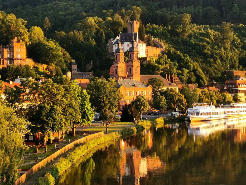 Miltenberg am Main im Schein der sommerlichen Abendsonne - CALVENDO Foto-Puzzle'