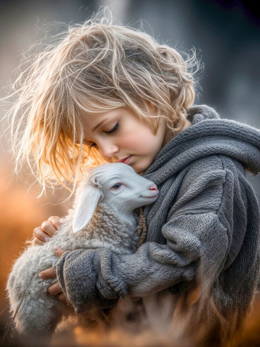 Liebe zeigen und Liebe geben - Gibt es etwas Schöneres - CALVENDO Foto-Puzzle'