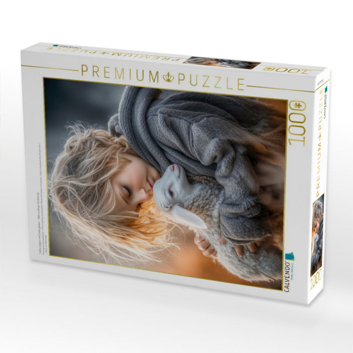 Liebe zeigen und Liebe geben - Gibt es etwas Schöneres - CALVENDO Foto-Puzzle'