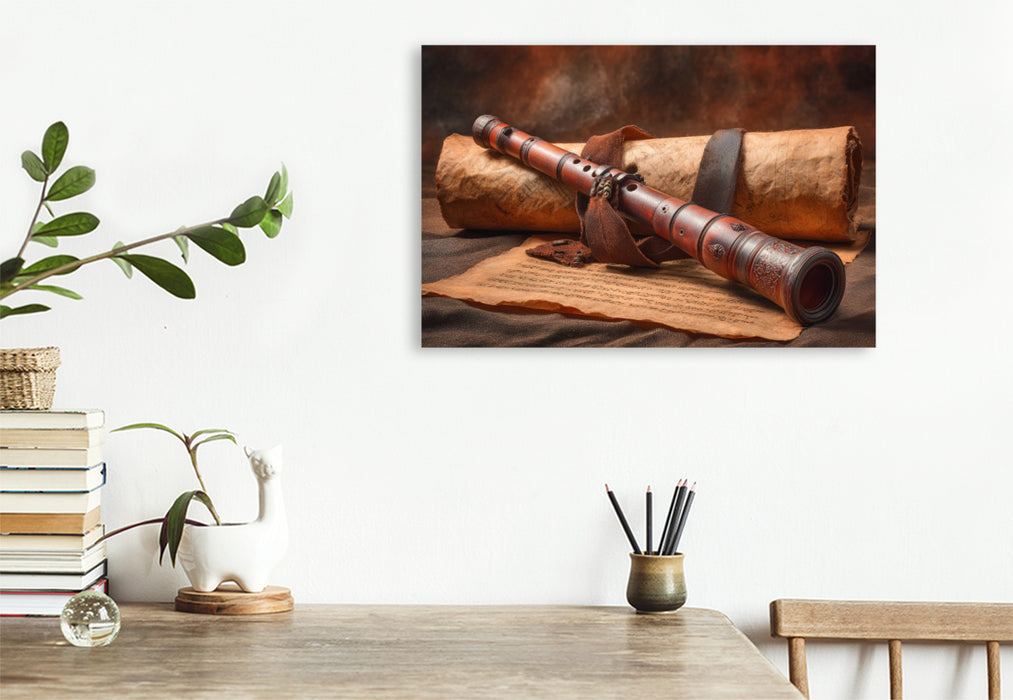 Premium Textil-Leinwand Ein Motiv aus dem Kalender Klang der Ewigkeit