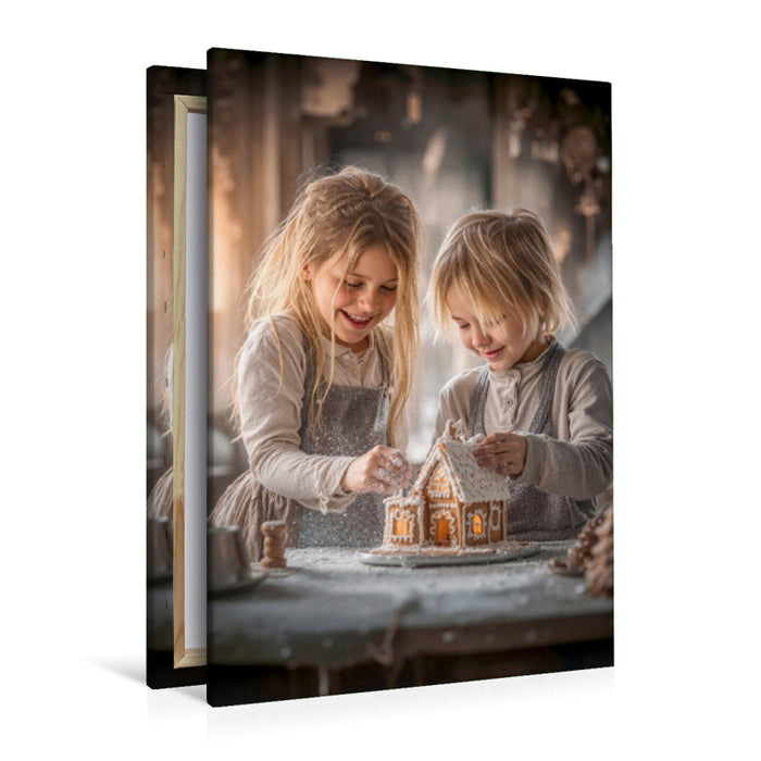 Premium Textil-Leinwand Endlich ist wieder Adventszeit