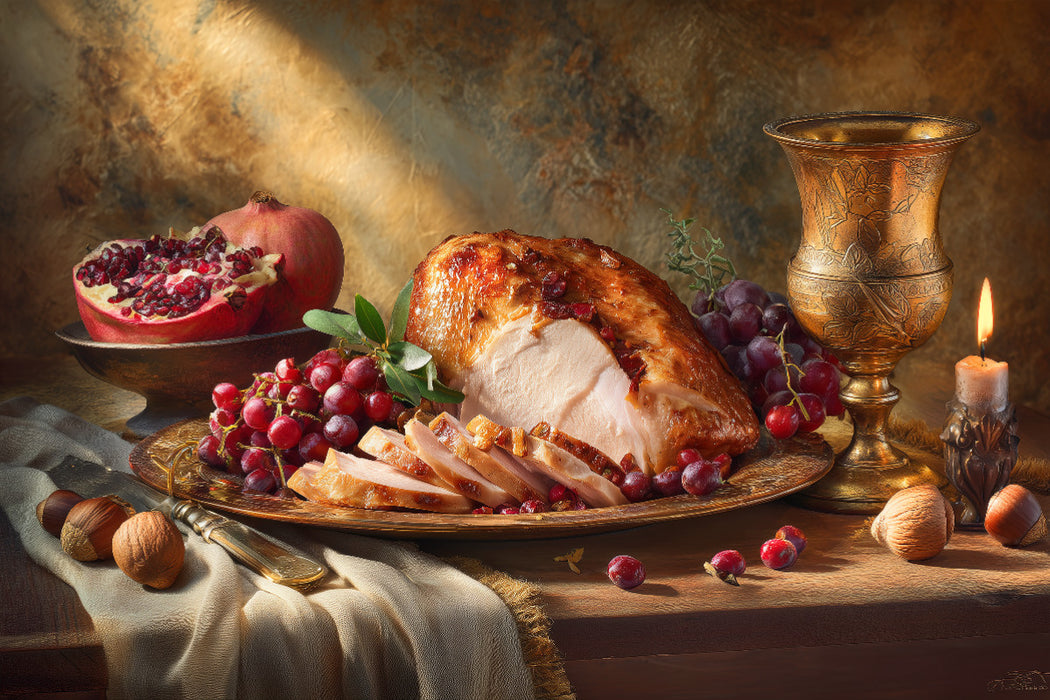 Premium Textil-Leinwand Ein Motiv aus dem Kalender Genuss Momente