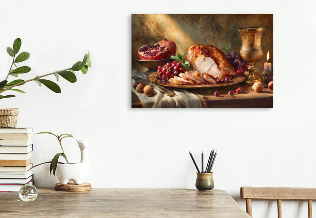 Premium Textil-Leinwand Ein Motiv aus dem Kalender Genuss Momente