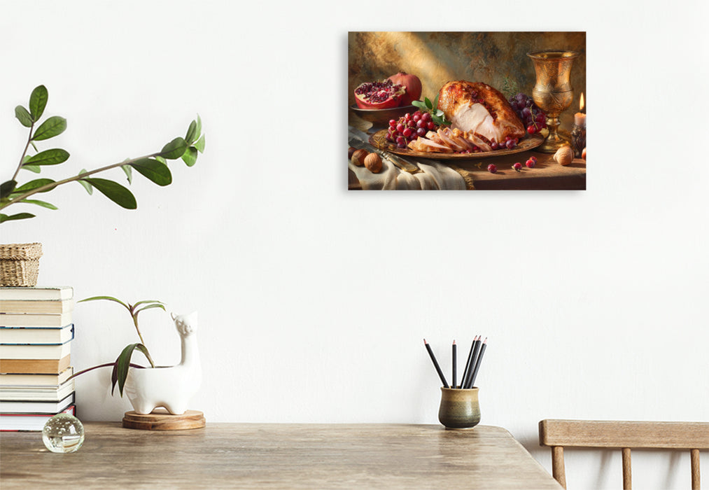 Premium Textil-Leinwand Ein Motiv aus dem Kalender Genuss Momente