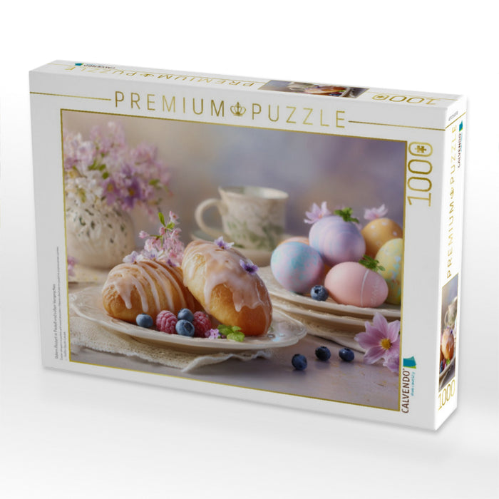 Ostern flüstert in Pastell und süßen Versprechen - CALVENDO Foto-Puzzle'