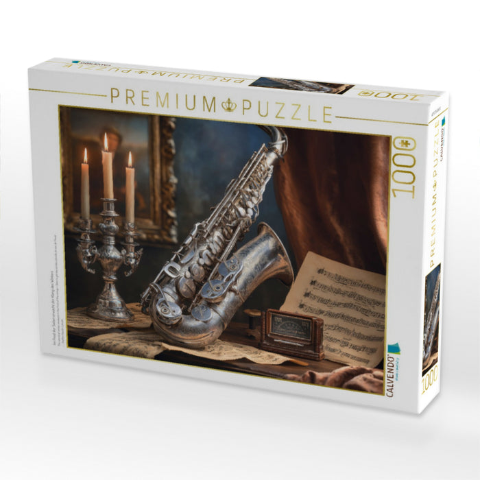 Im Frost der Saiten erwacht der Klang des Winters - CALVENDO Foto-Puzzle'