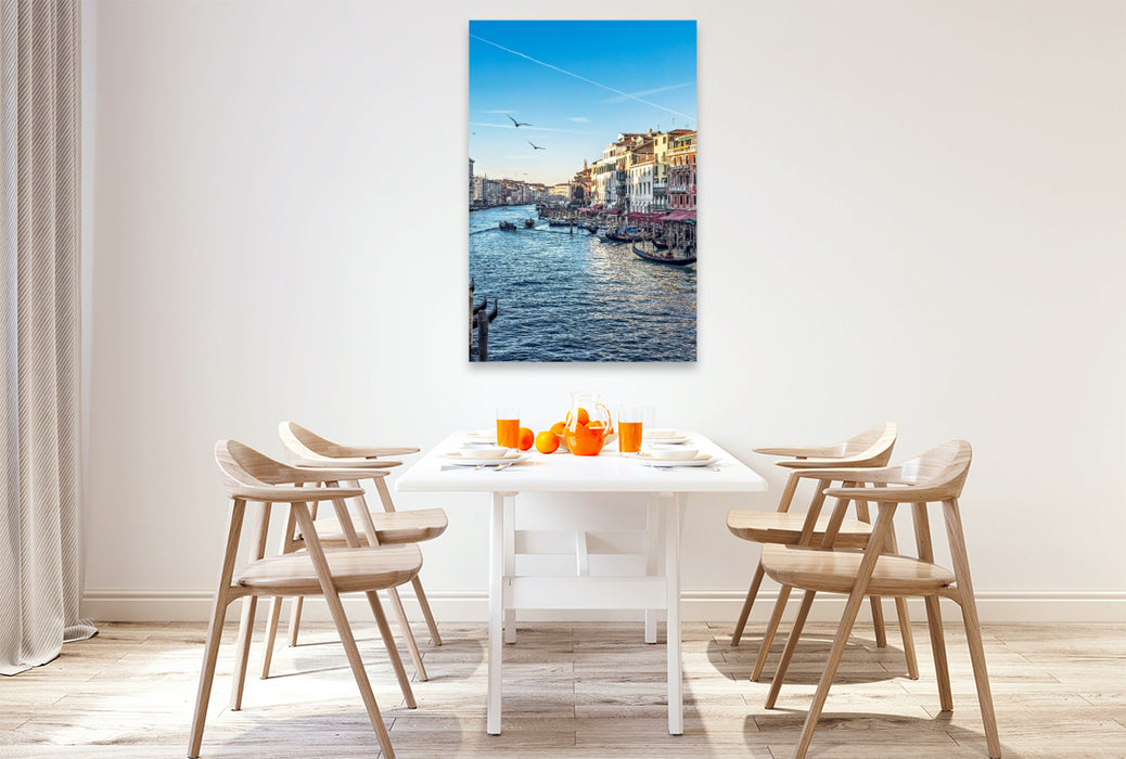 Premium Textil-Leinwand Venedig