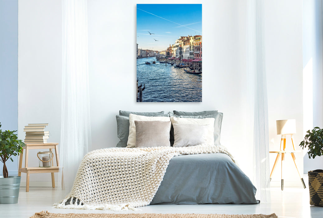 Premium Textil-Leinwand Venedig