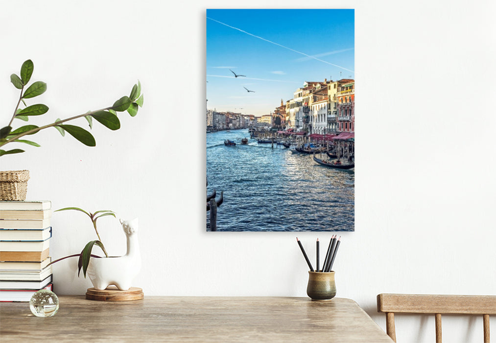 Premium Textil-Leinwand Venedig