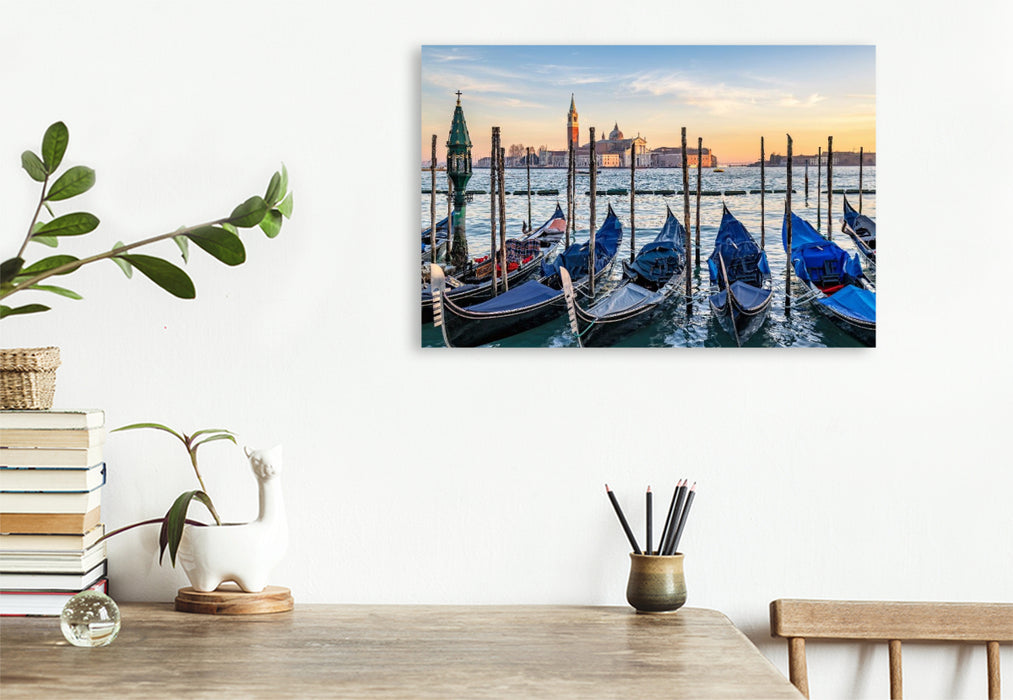 Premium Textil-Leinwand Venedig