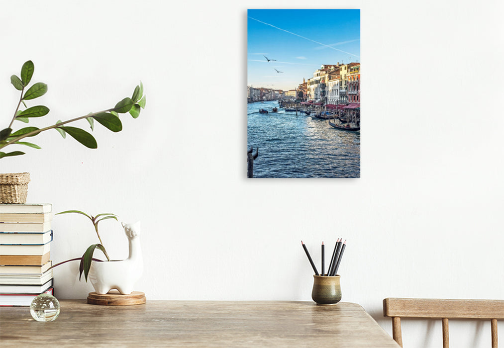 Premium Textil-Leinwand Venedig