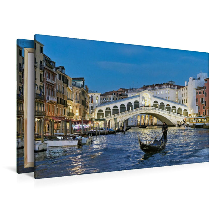 Premium Textil-Leinwand Venedig