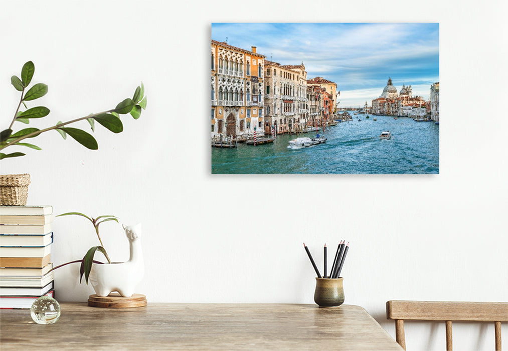 Premium Textil-Leinwand Venedig