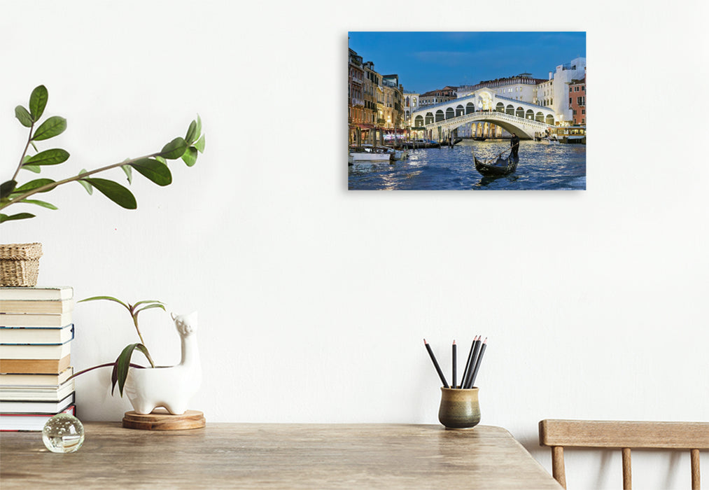 Premium Textil-Leinwand Venedig