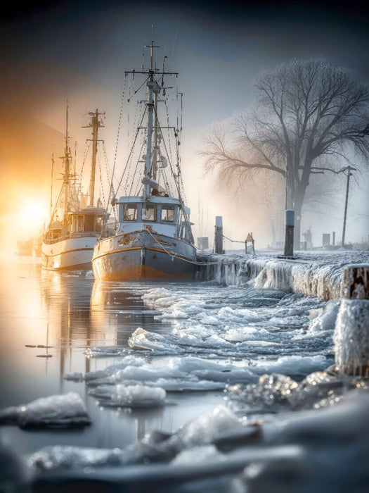 Winterträume am Meer - CALVENDO Foto-Puzzle'