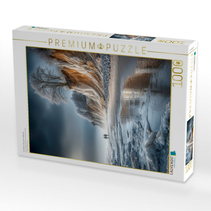 Ein Blick entlang der Steilküste - CALVENDO Foto-Puzzle'