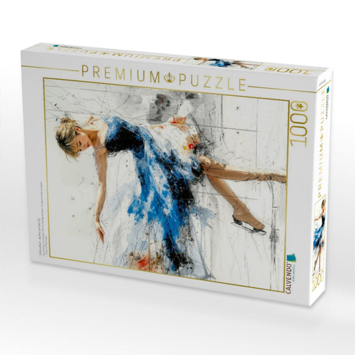 Eiskunstlauf - die Kür auf dem Eis - CALVENDO Foto-Puzzle'