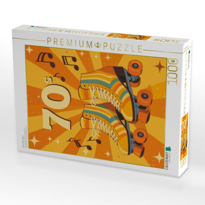 Retro Roller Skates - CALVENDO Foto-Puzzle'