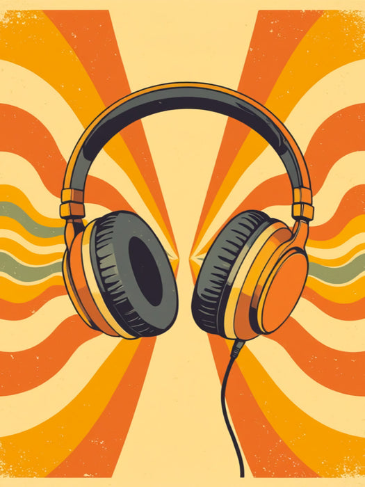 Funky Headphones - CALVENDO Foto-Puzzle'