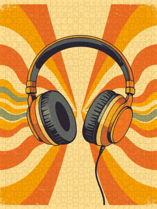 Funky Headphones - CALVENDO Foto-Puzzle'