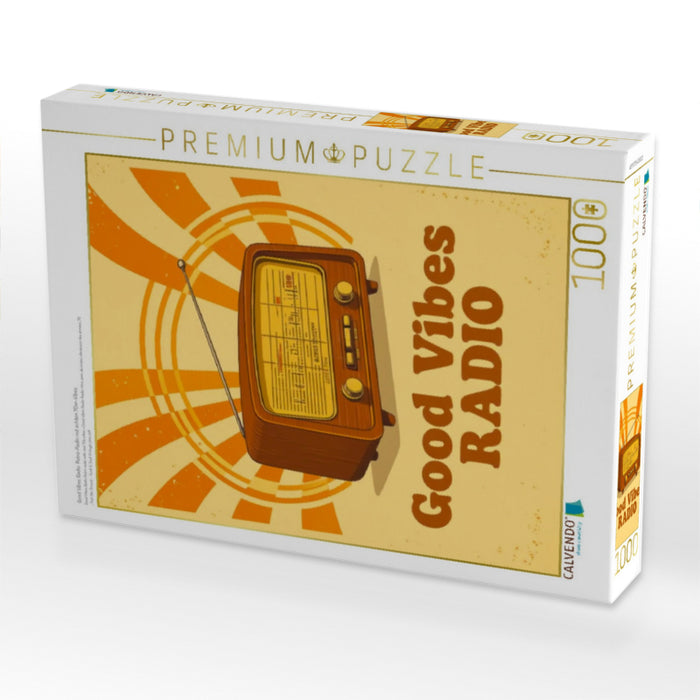 Good Vibes Radio Retro-Radio mit echten 70er-Vibes - CALVENDO Foto-Puzzle'