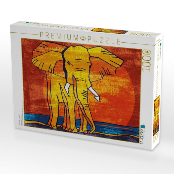 Elefanten-Traum 8 - CALVENDO Foto-Puzzle'