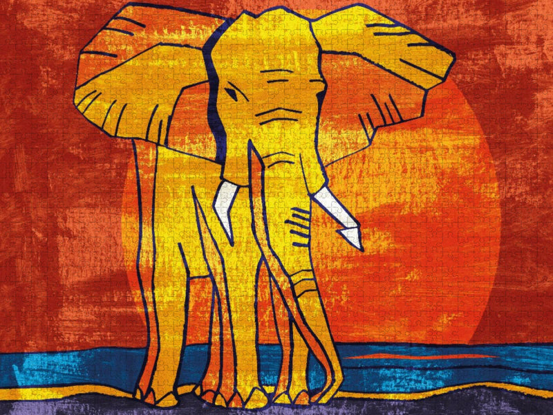 Elefanten-Traum 8 - CALVENDO Foto-Puzzle'