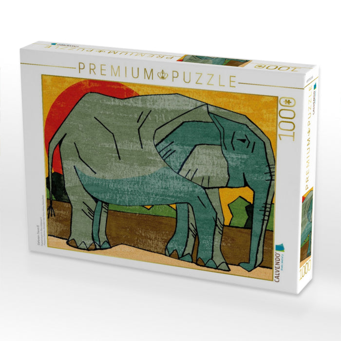 Elefanten-Traum 6 - CALVENDO Foto-Puzzle'