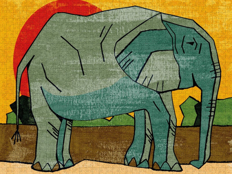 Elefanten-Traum 6 - CALVENDO Foto-Puzzle'