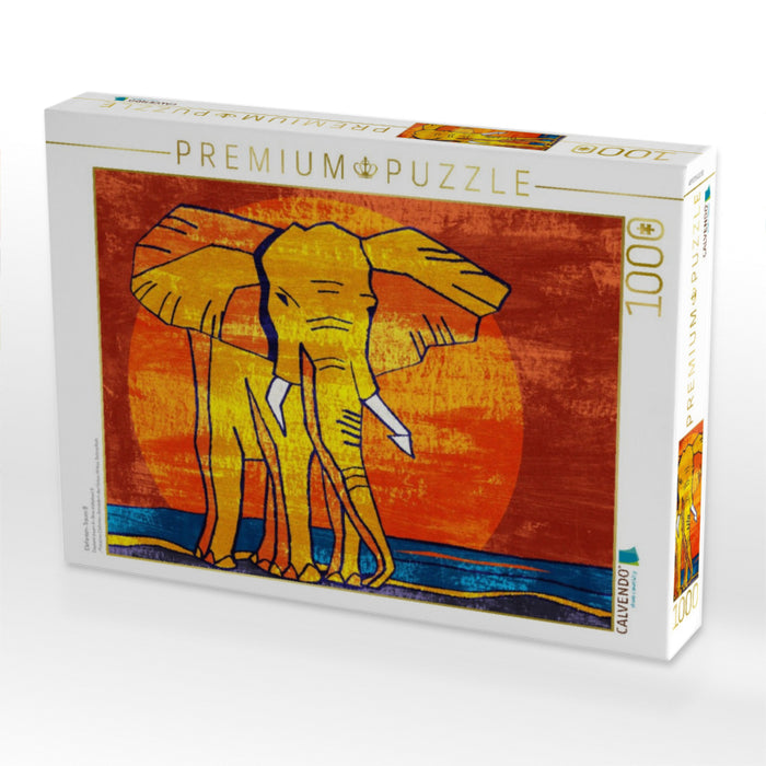Elefanten-Traum 8 - CALVENDO Foto-Puzzle'