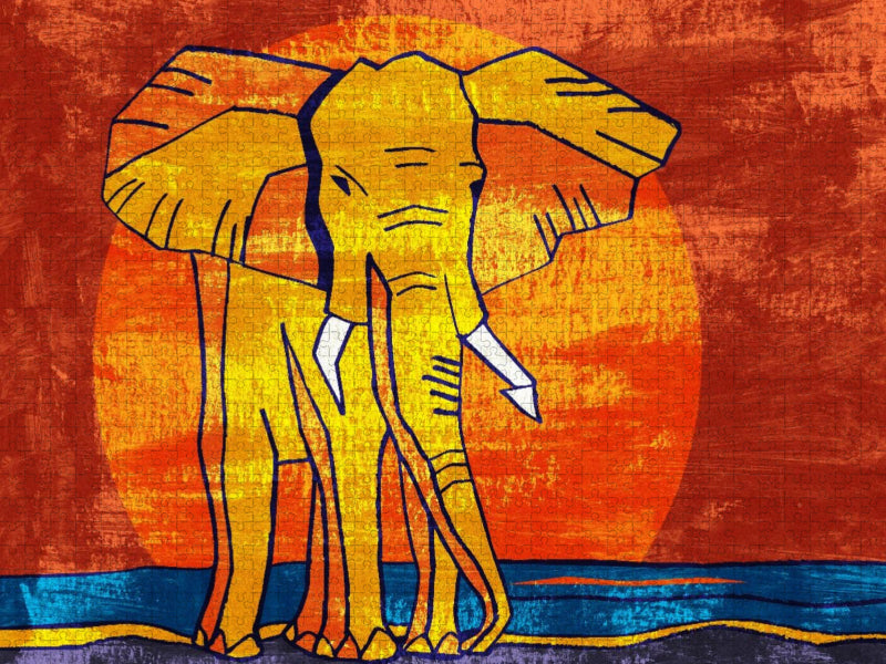 Elefanten-Traum 8 - CALVENDO Foto-Puzzle'