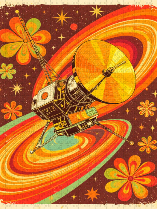 Psychedelic Cosmic Orbit - CALVENDO Foto-Puzzle'