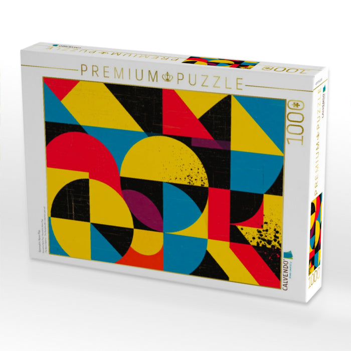 Geometric Neon Pop - CALVENDO Foto-Puzzle'