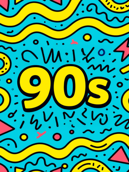 P90s Pop Neon Patterns Fresh Pop Culture Fresh Pop Culture - CALVENDO Foto-Puzzle'