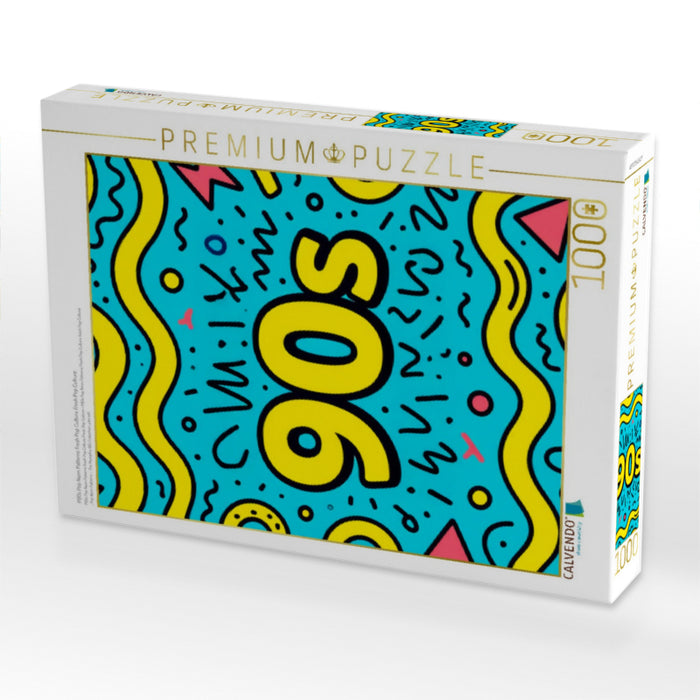 P90s Pop Neon Patterns Fresh Pop Culture Fresh Pop Culture - CALVENDO Foto-Puzzle'