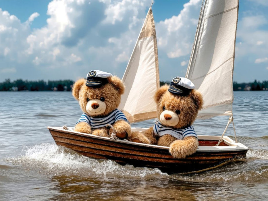 Zwei Kapitäne auf hoher See - CALVENDO Foto-Puzzle'