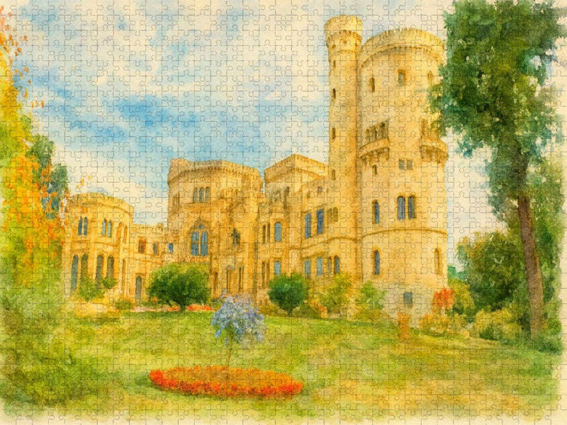 Schloss Babelsberg - CALVENDO Foto-Puzzle'