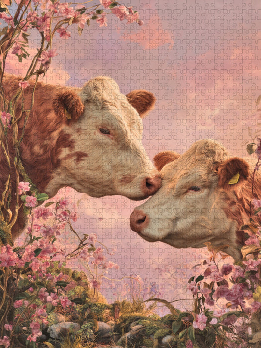 Ein Motiv aus dem Kalender Die Liebe zur Kuh - CALVENDO Foto-Puzzle'
