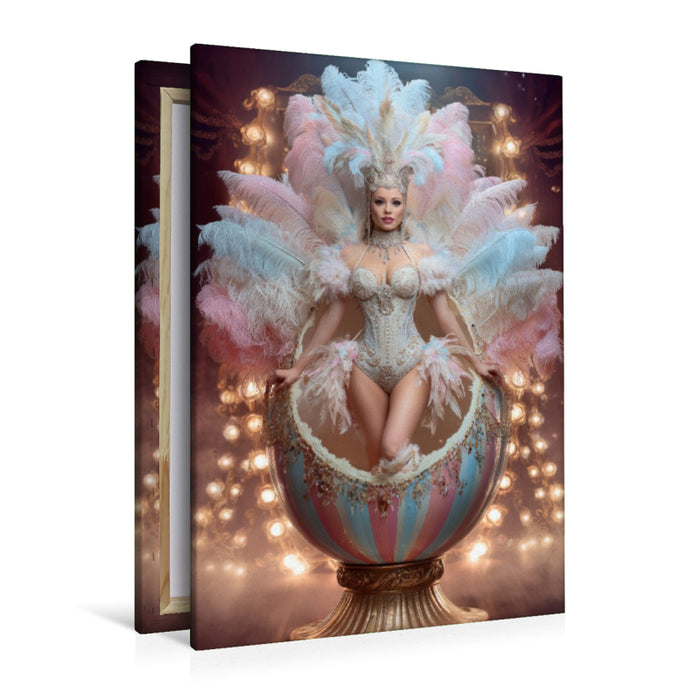 Premium Textil-Leinwand Ein Motiv aus dem Kalender The Art of Burlesque