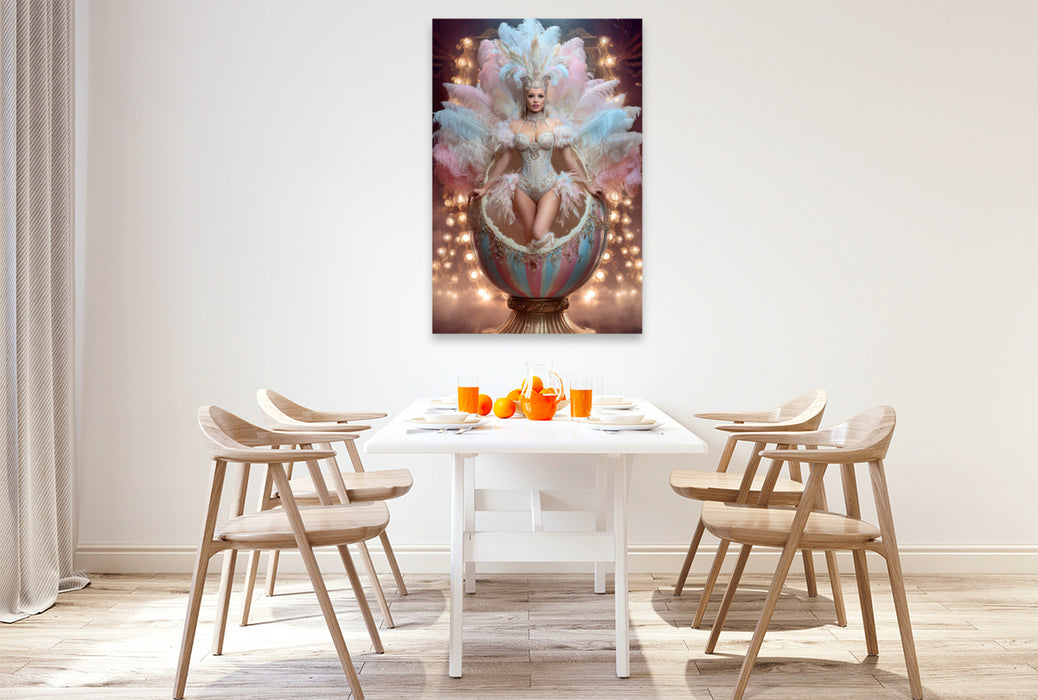 Premium Textil-Leinwand Ein Motiv aus dem Kalender The Art of Burlesque