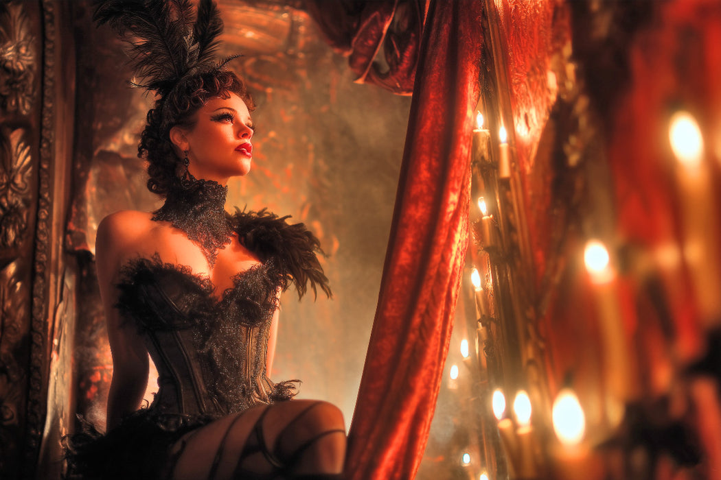 Premium Textil-Leinwand Wenn nur noch Stil bleibt