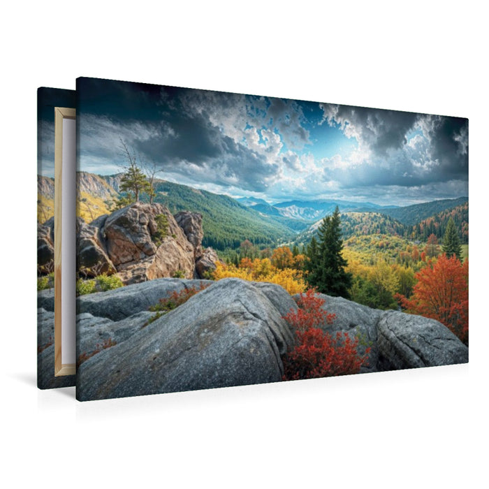 Premium Textil-Leinwand Harz