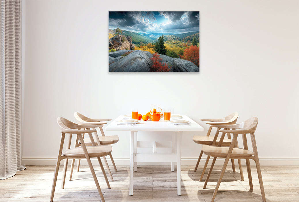 Premium Textil-Leinwand Harz