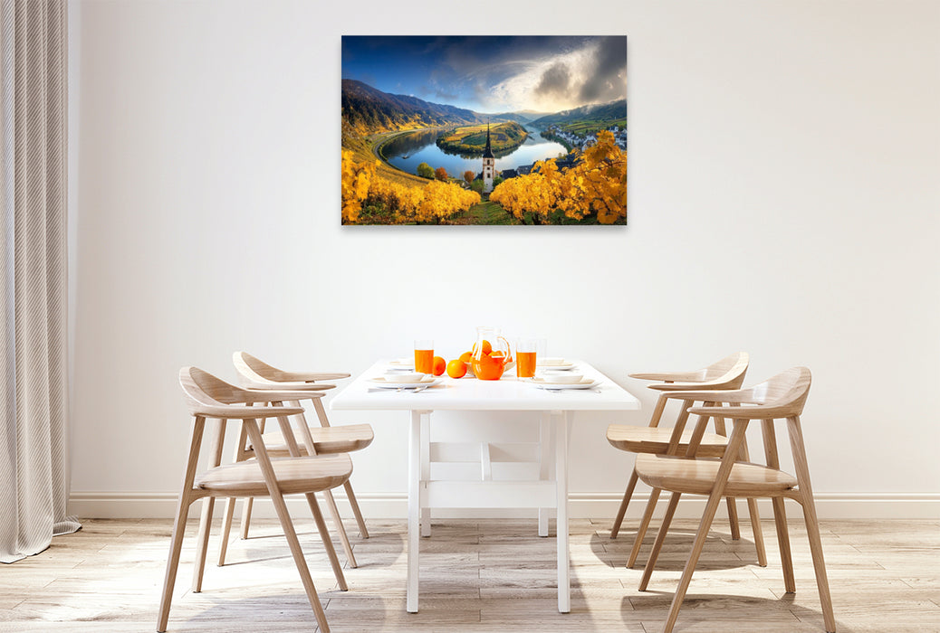 Premium Textil-Leinwand Mosel